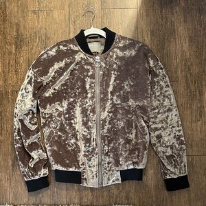 Velvet Bomber Jacket